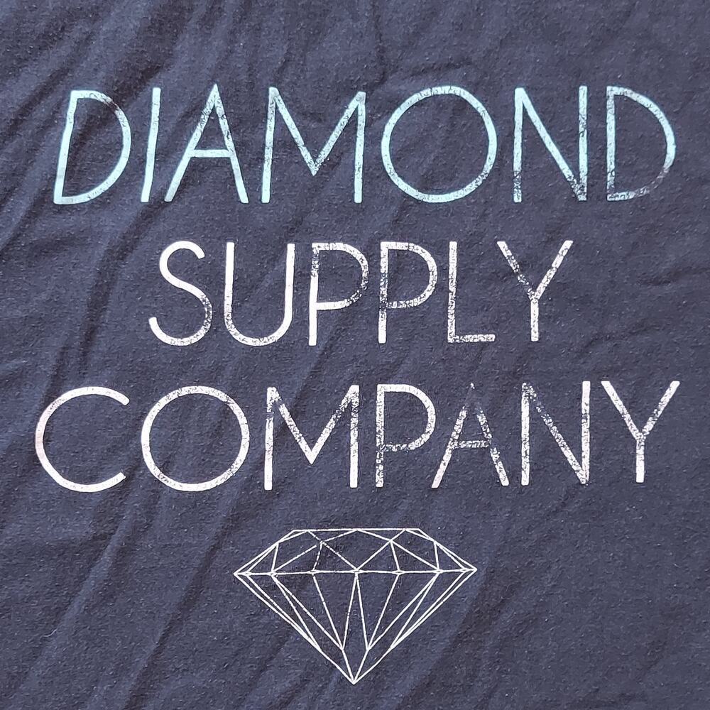 Diamond Supply Company Shirt Mens XL Black Short Sleeve Tee